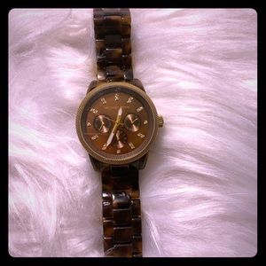 Michael Kors Tortoise shell Watch